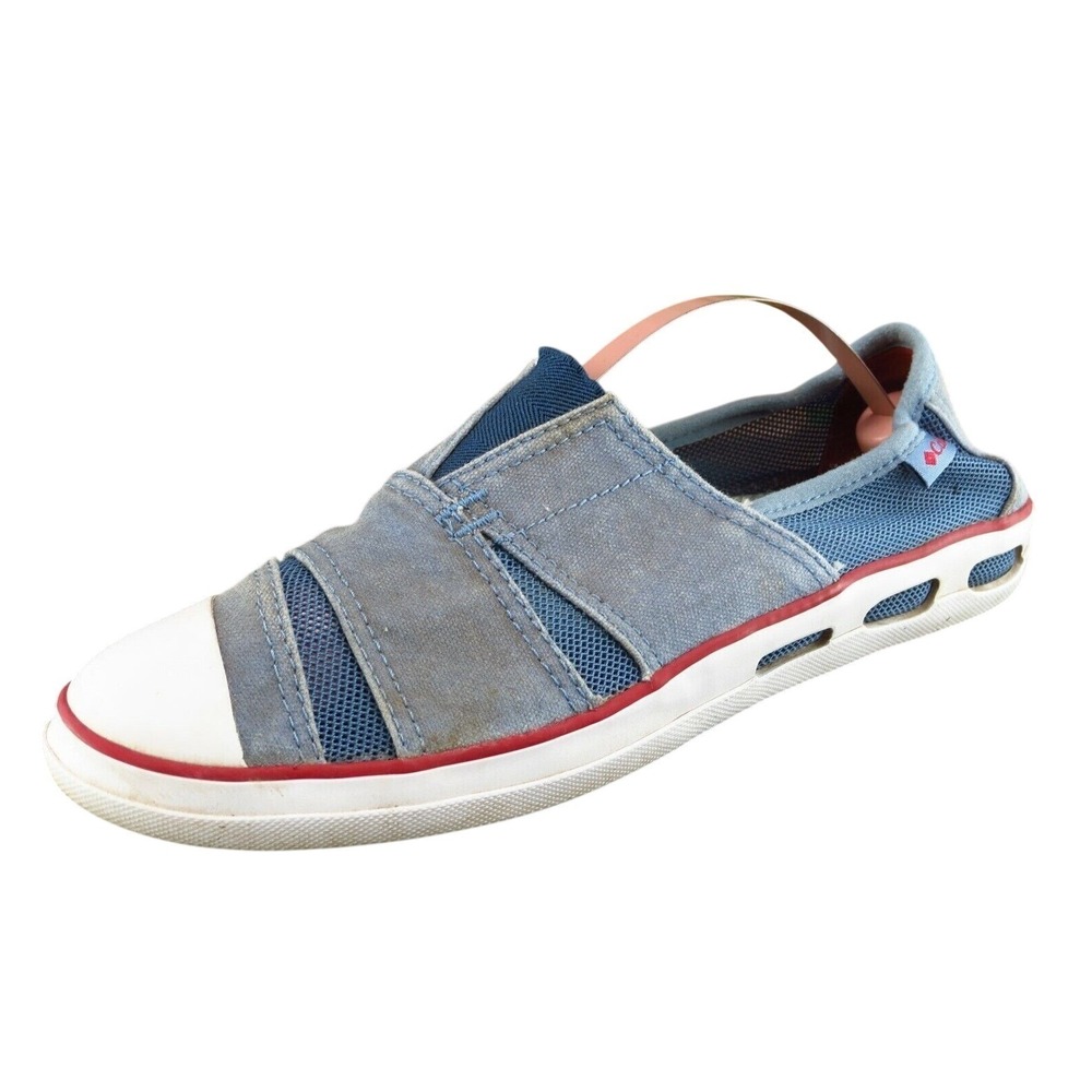Columbia Women Size 7.5 M Shoes Blue Sneaker Fabric